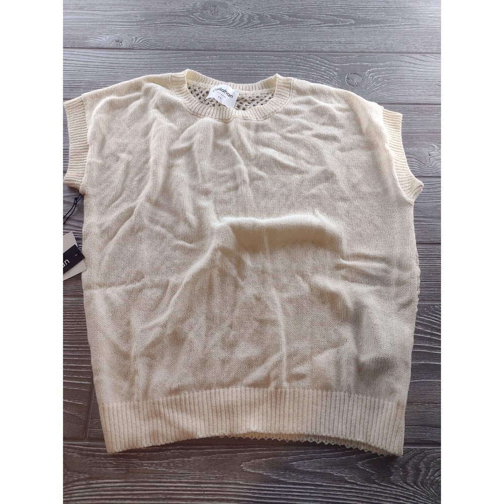 callahan Knitwear xs knitwear knit crop short Sleeve sweater New NWT